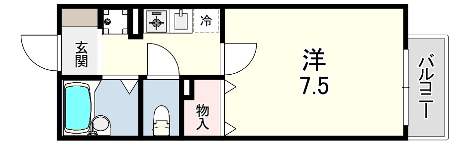 兵庫県神戸市長田区上池田３丁目 間取り