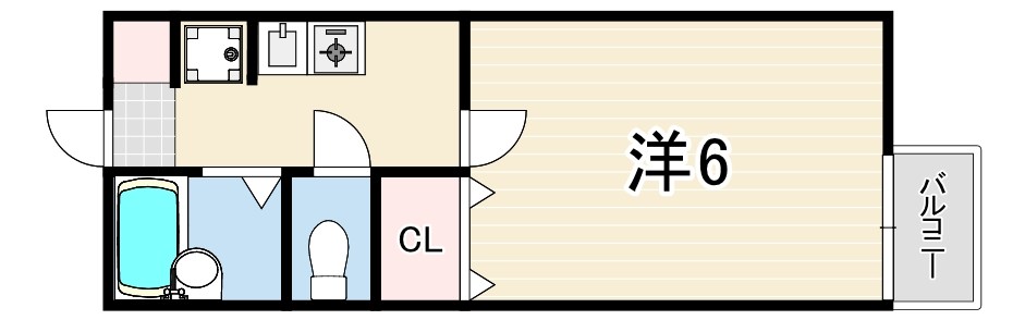 兵庫県神戸市長田区上池田３丁目 間取り