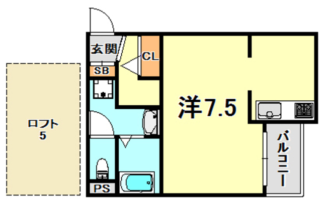 兵庫県神戸市長田区菅原通４丁目 間取り