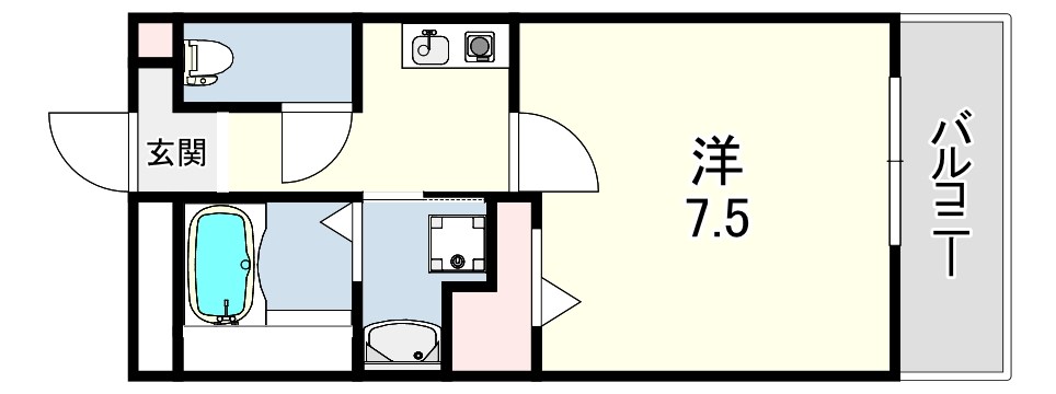クラシェス北青木  間取り
