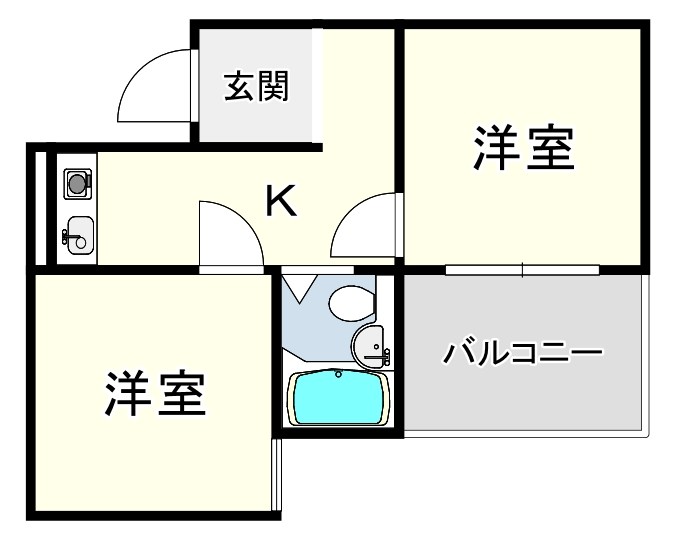 アメニティ東神戸  間取り