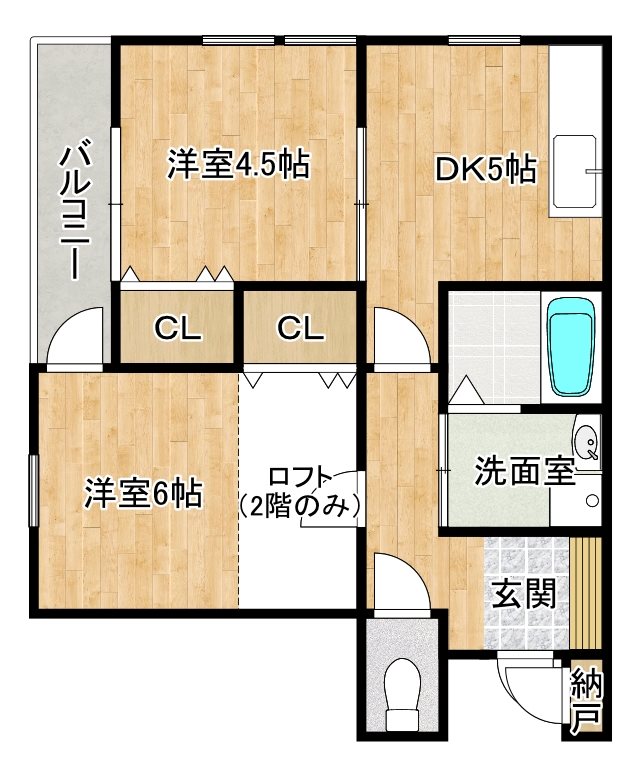 リゼ公文名 間取り