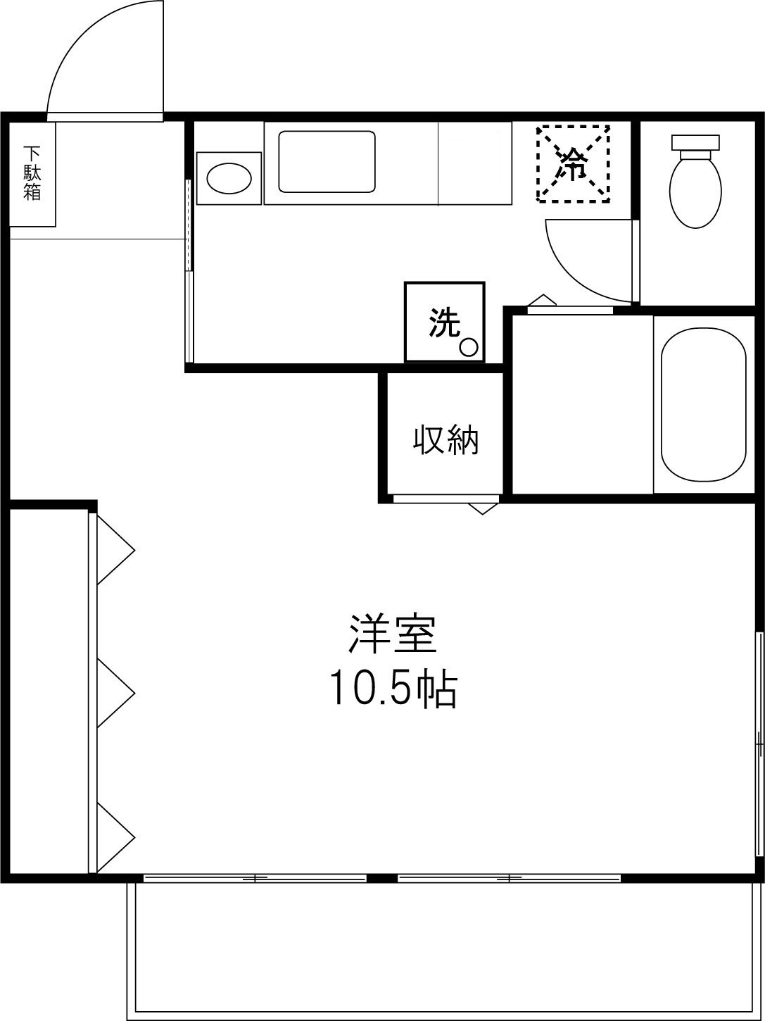 ハイツオオヤマ 間取り