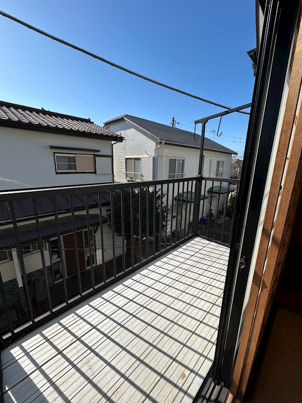 松風テラスD棟 ベランダ