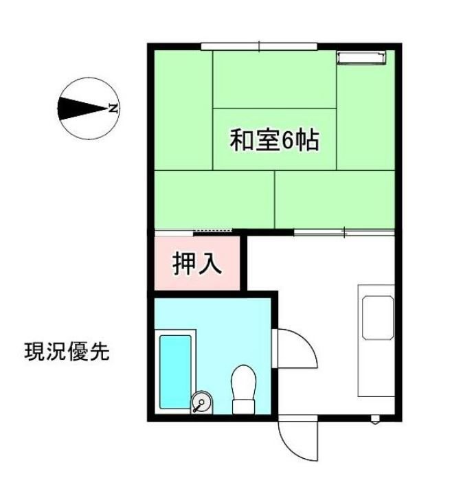 コーポラスマルカミ 間取り