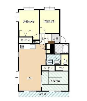 緑ヶ丘パレス井上 間取り