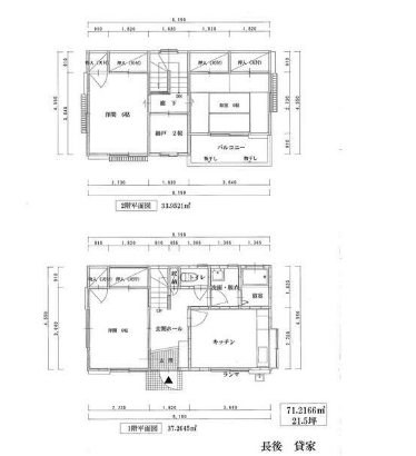 長後戸建貸家 間取り