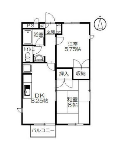 チェリーハウス小和田 間取り