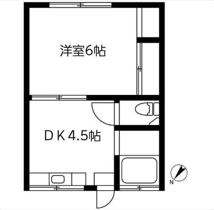 井村荘２号棟 間取り