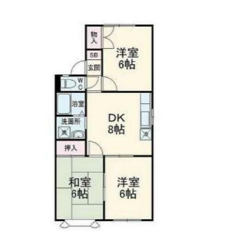 クレスト藤沢弐番館 間取り