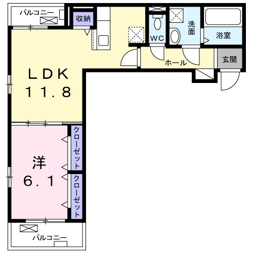 フレイデ 間取り