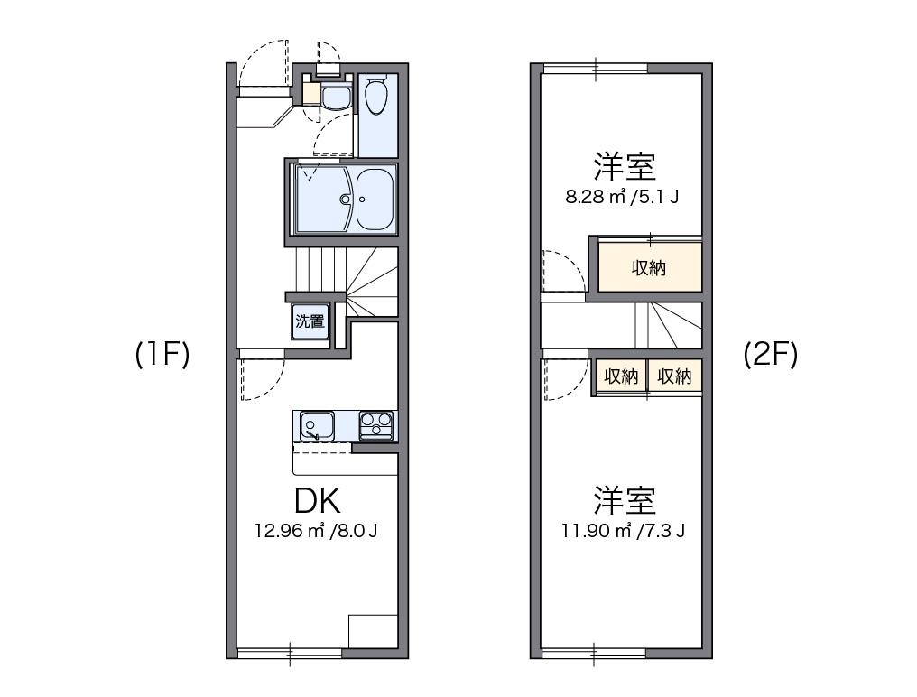 レオパレスアビテ湘南 間取り