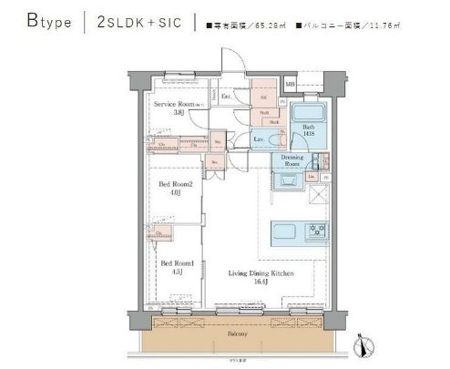 LUXENA+PAWS藤沢 間取り