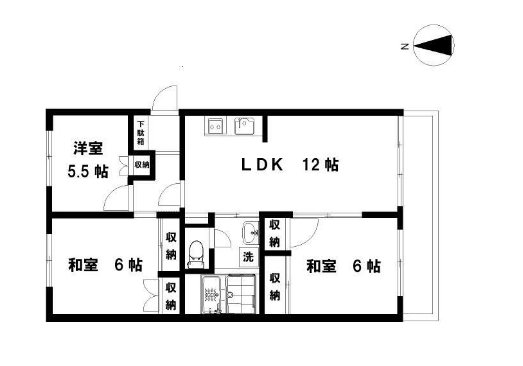 湘南ハイムFE　 間取り