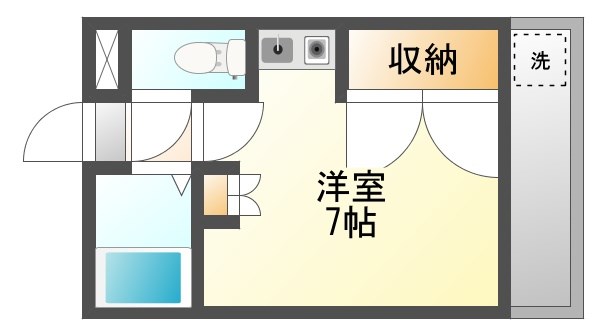 Willow court 福工大前 間取り