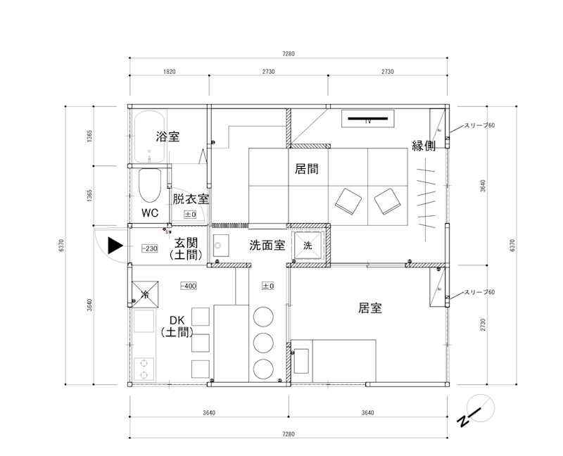 ふじの荘 間取り