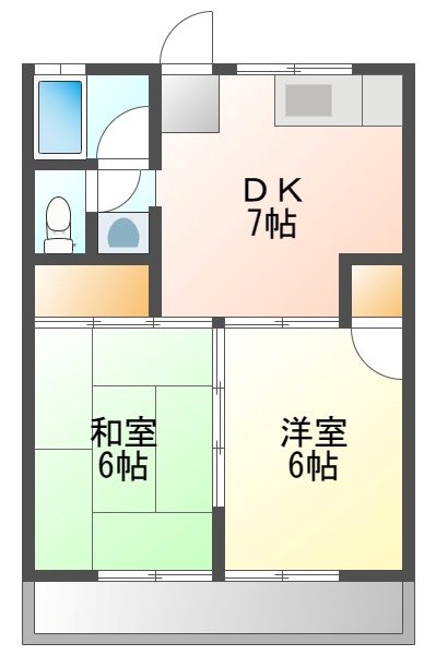 若宮5丁目井上アパート 間取り