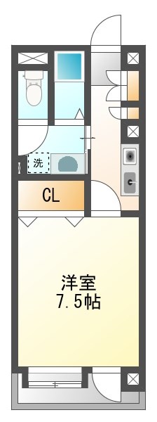 フリュウゲル21 間取り