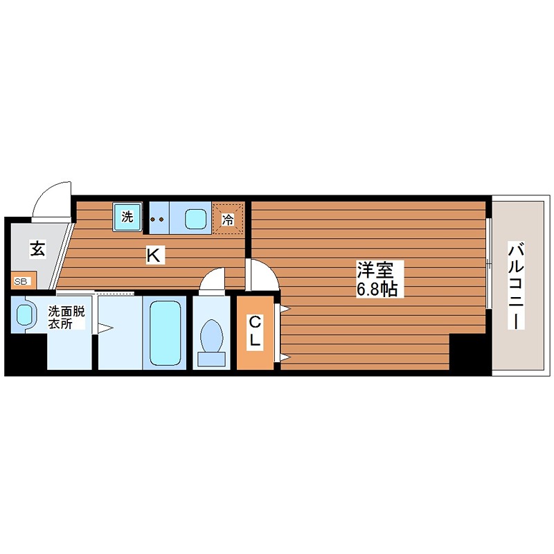 メルベージュ玉出中   間取り