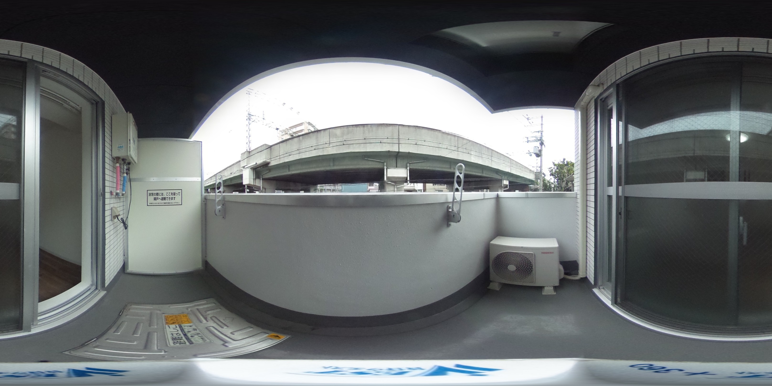 メルベージュ玉出中   ベランダ