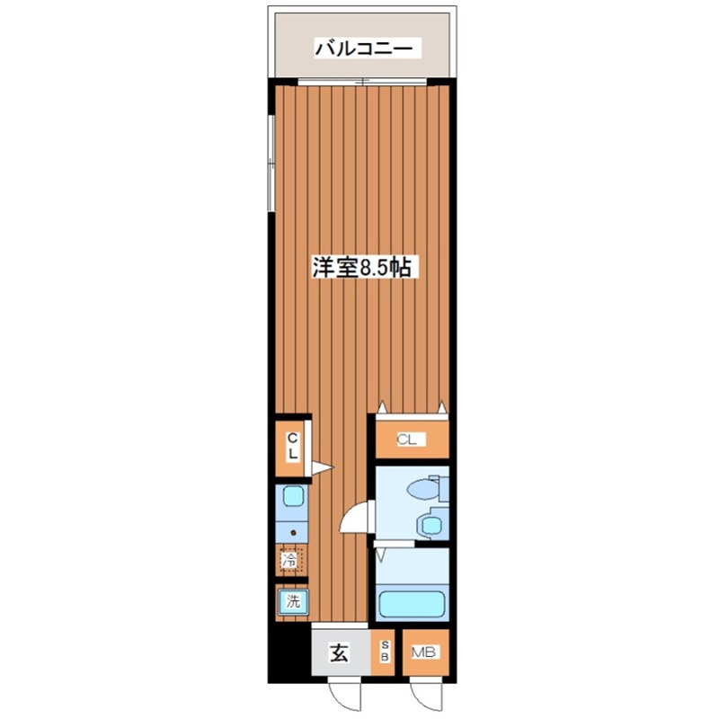 レジディア天神橋 間取り