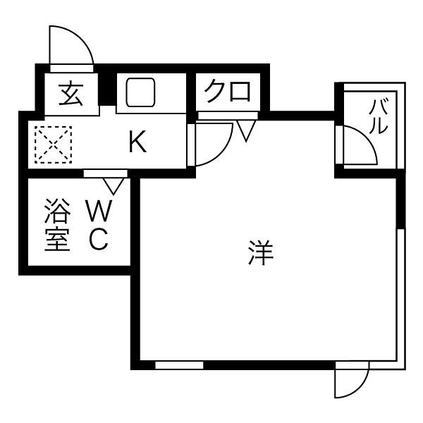 デイズ桜川Ⅱ  間取り