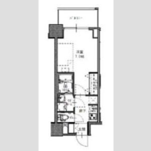S-RESIDENCE福島玉川Uno 間取り