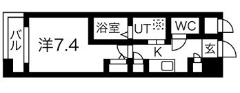 メルベージュ難波ウエスト 間取り