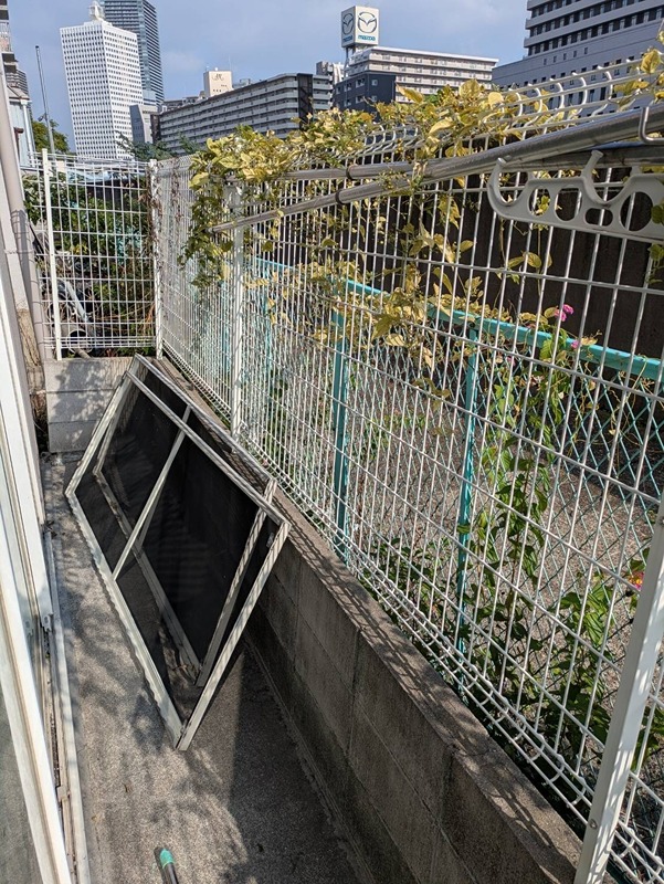 クレアジオーネ中之島西 ベランダ