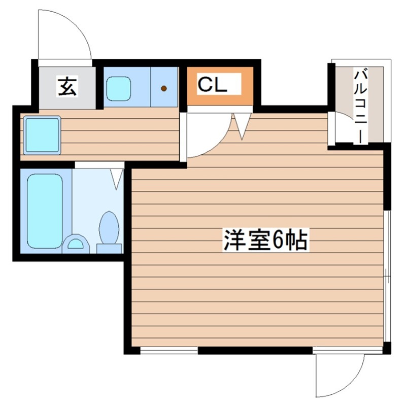 デイズ桜川II  間取り