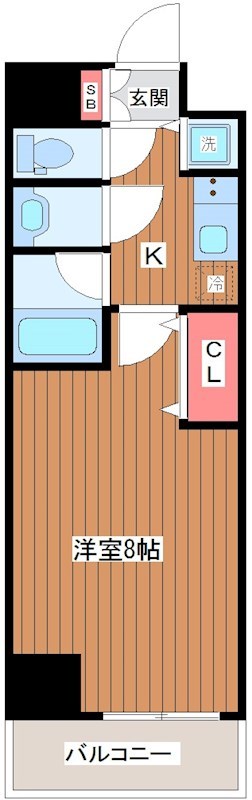 ONE　ROOF　FLAT　TENJINBASHI  間取り