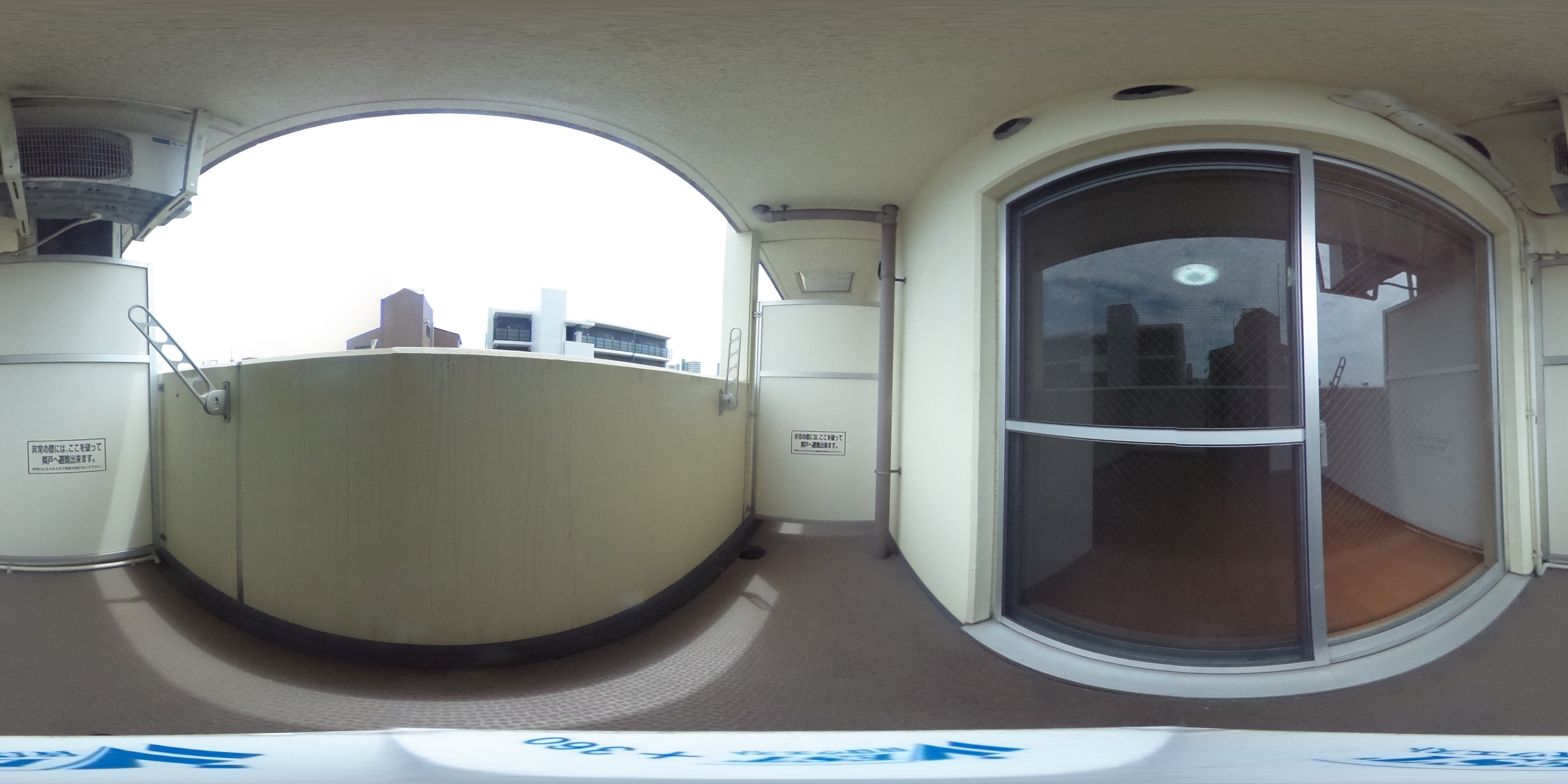 ONE　ROOF　FLAT　TENJINBASHI  ベランダ