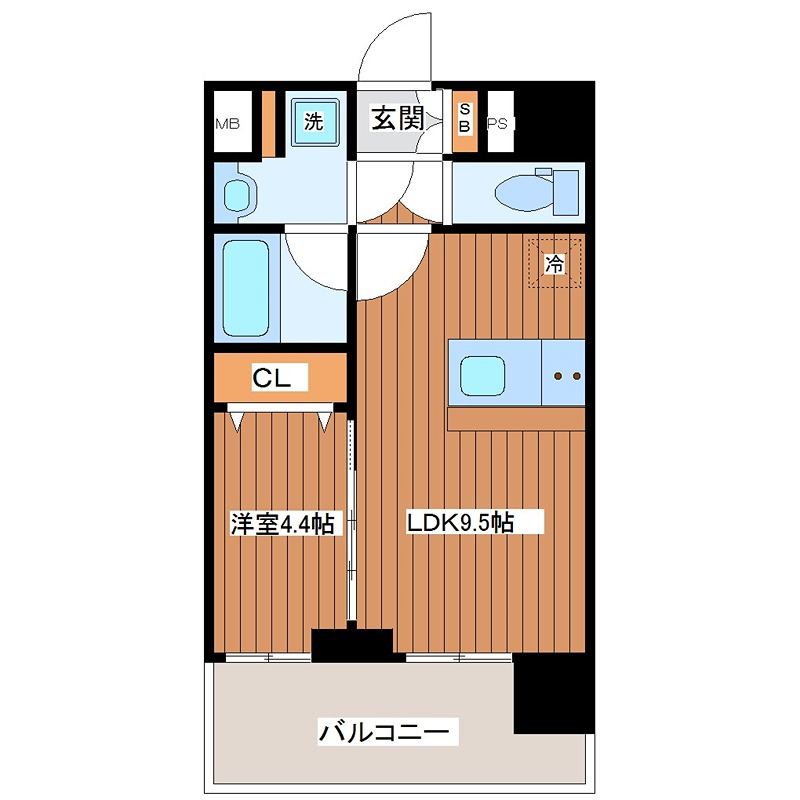 プレサンス大阪天満リバーシア 間取り