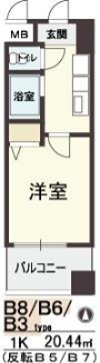 HOPECITY天神橋  間取り