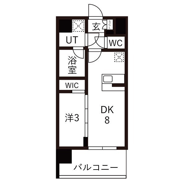 エスリードレジデンス玉造ザ・イースト 間取り