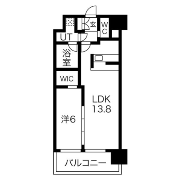 グランカーサ難波元町 間取り