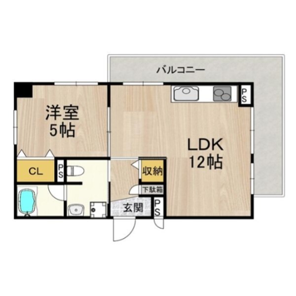 フェルザ今宮戎 間取り