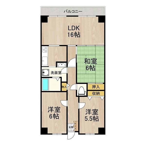 PHOENIX COURT 交野I 間取り