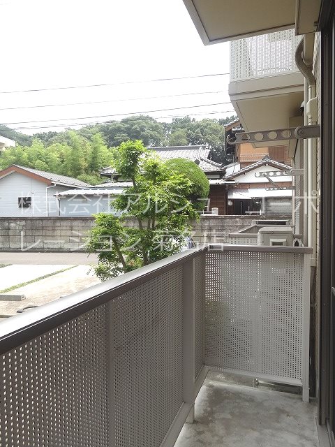 メゾンクローバーＢ ベランダ
