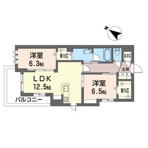 玉川ヒルズ   間取り