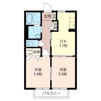 メープルハイムA 間取り