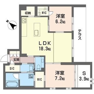 サンベレオ大倉山Ⅲ 間取り