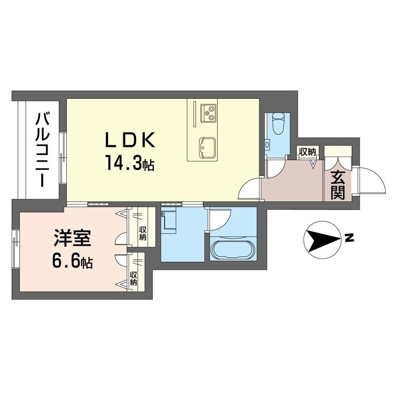 グレイッシュフジシマ 間取り
