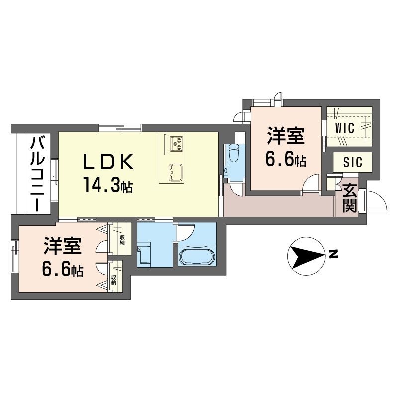 グレイッシュフジシマ 間取り