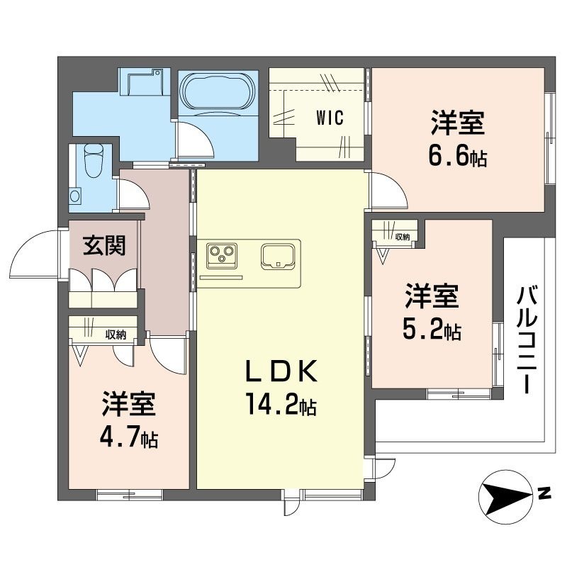 グレイッシュフジシマ 間取り