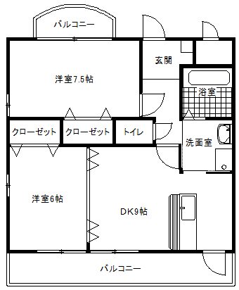 ハイツルーミナス 間取り