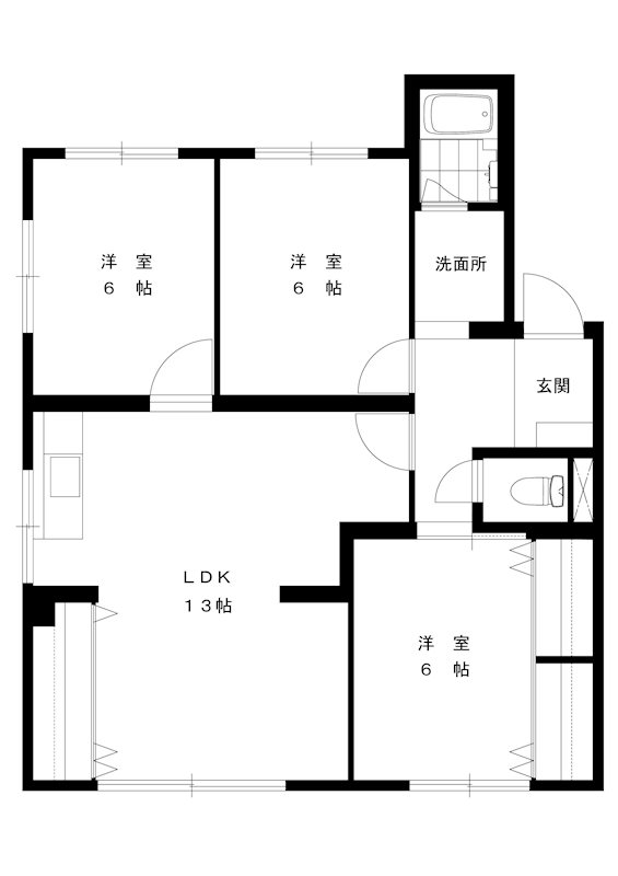 ブラウンハイツ 間取り