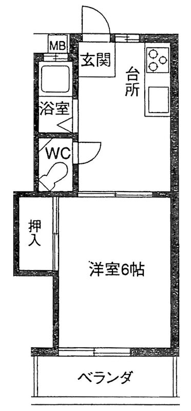 コーポみずたに 間取り