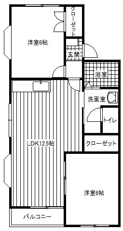 ハイネスソーワⅡ 間取り