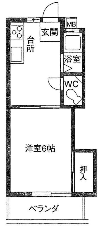 コーポみずたに 間取り